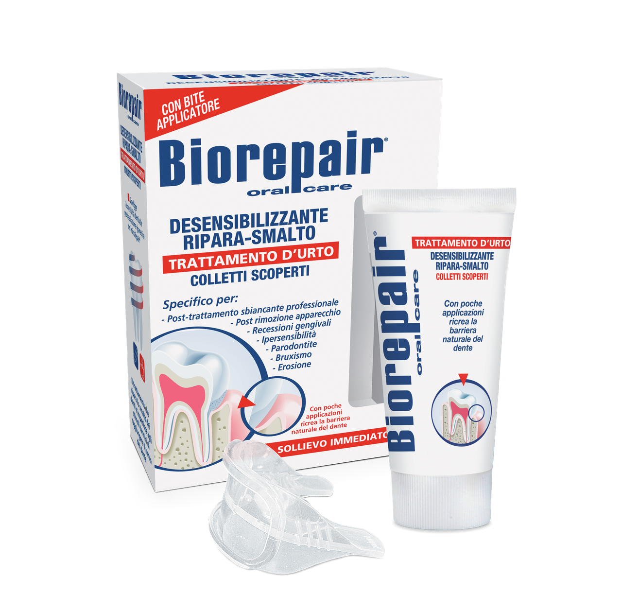Biorepair препарат для снижения чувствительности и восстановления эмали 50 мл (с капами)
