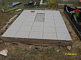 Укладка плитки вокруг могилы, фото 3