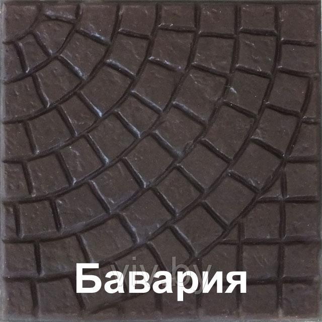 Плита тротуарная "Бавария" Коричневая 400х400х50