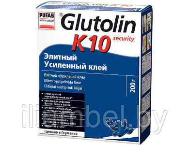 Pufas Glutolin K10 Элитный усиленный клей для всех видов обоев 200г, фото 2