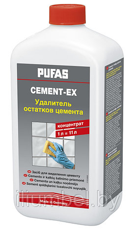 Удалитель остатков цемента PUFAS Cement-EX концентрат 1л, фото 2