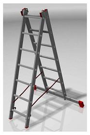 Лестница алюминиевая двухсекционная профессиональная 7 ст. NV 300