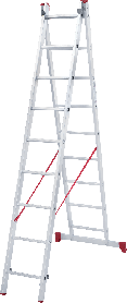 Лестница двухсекционная ал. 2х 9 серия NV222 Новая высота