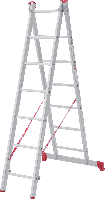 Лестница алюминиевая двухсекционная 7 ст. NV 200