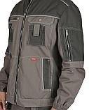 Костюм "СИРИУС-ТОКИО"  куртка, брюки т. песочный с хаки 100%х/б пл. 265 г/кв.м, фото 2