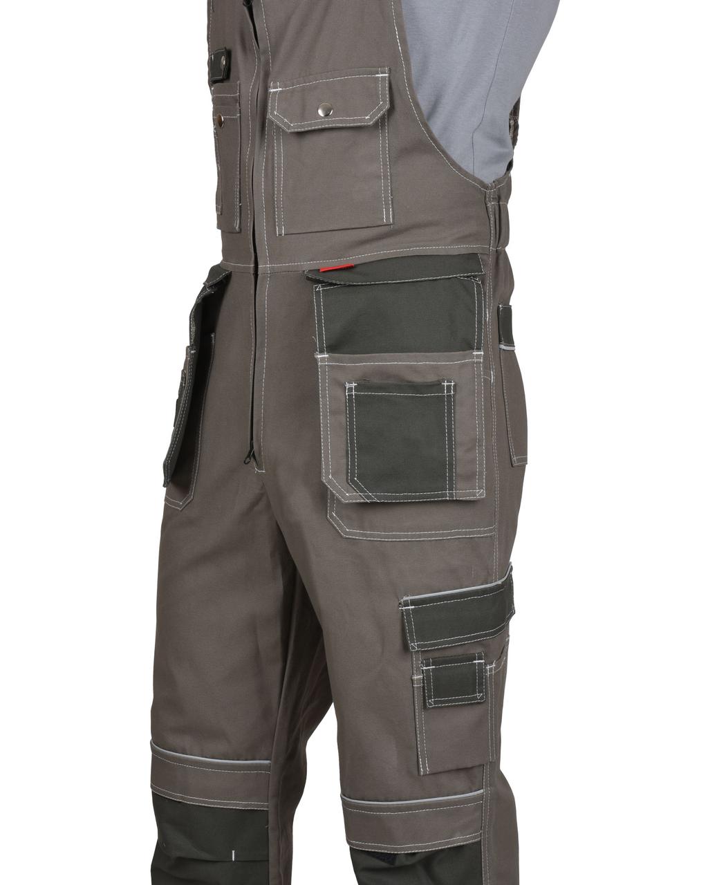 Костюм "СИРИУС-Токио" куртка, п/к т. песочный с хаки 100%х/б пл. 265 г/кв.м - фото 6 - id-p127417188
