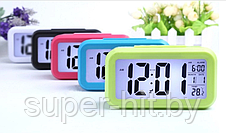 Настольные цифровые светодиодные часы с будильником СХ-801, фото 3