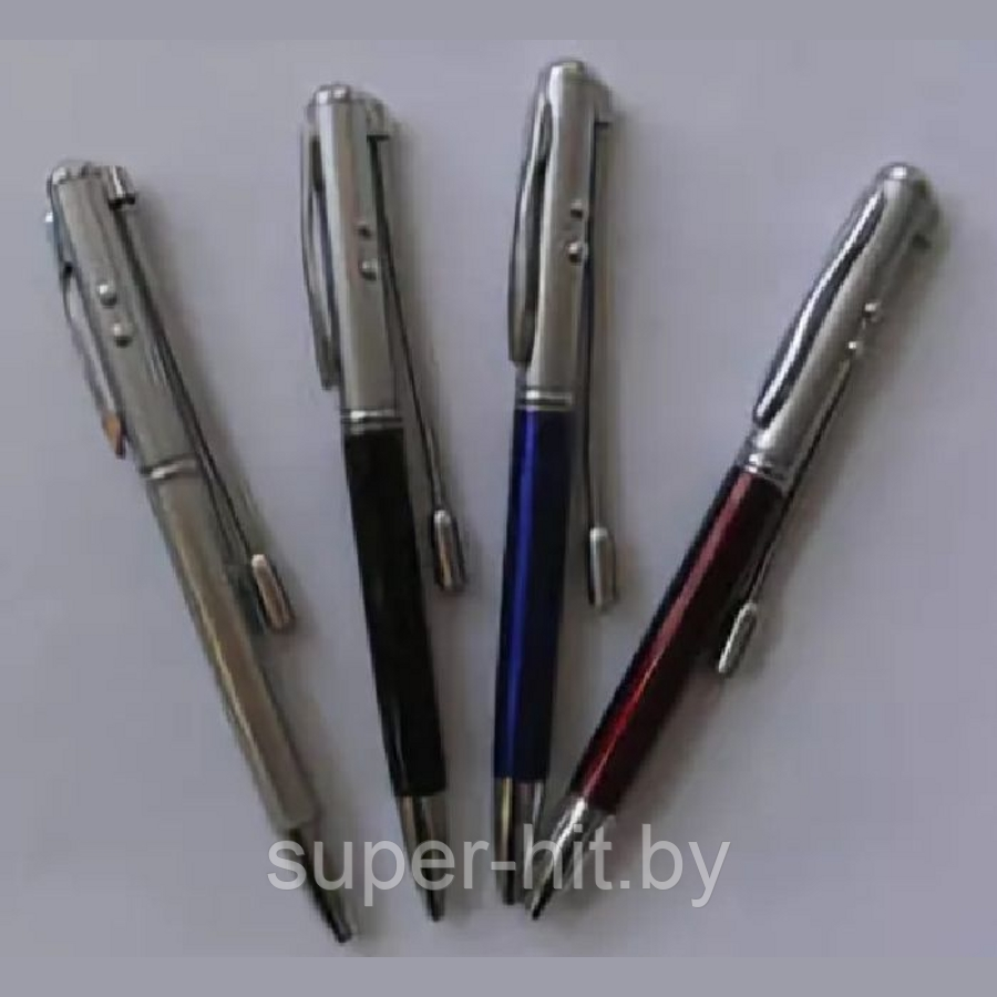 Ручка с невидимыми чернилами 4 в 1, лазерная указка