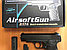 Пистолет с глушителем пневматический металлический AirSoft Gun K17A, фото 4