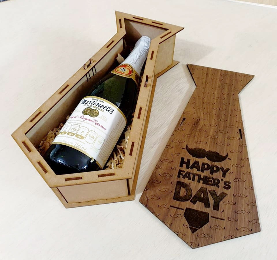 Коробка для алкоголя в форме галстука - фото 1 - id-p129012849
