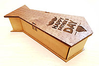Коробка для алкоголя в форме галстука, фото 3