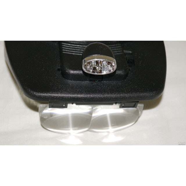 Налобные очки-лупа с LED подсветкой MG81001-A - фото 6 - id-p129012883