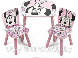 Журнальный столик со стульями для детей  Минни Маус  WD12892