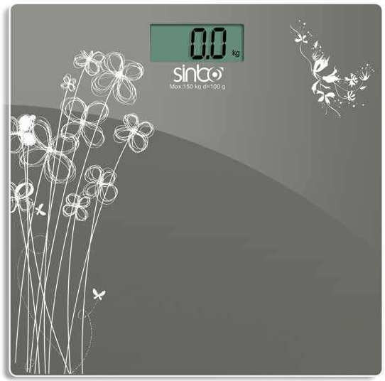 Весы напольные электронные Sinbo SBS 4427 серый