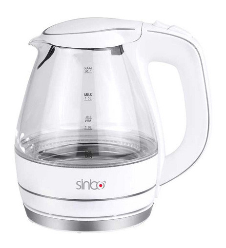 Чайник Sinbo SK 7307 белый 2000W 1.5л