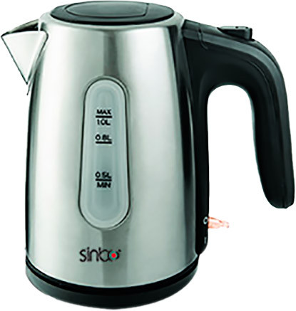 Чайник Sinbo SK 7331 серебристый/черный 1л. 1200Вт (нержавеющая сталь)