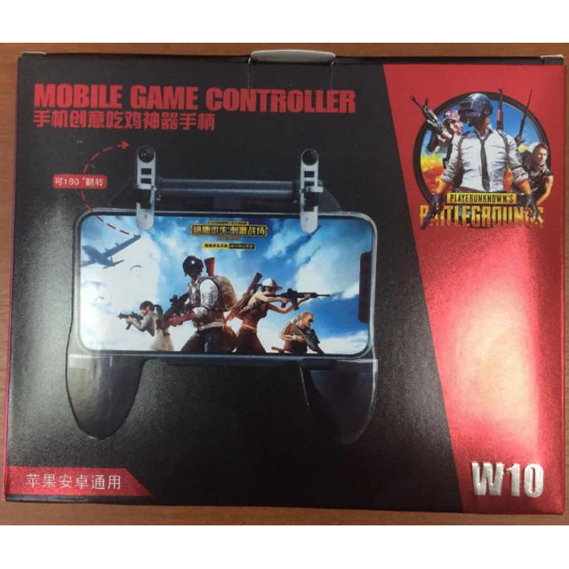 Мобильный геймпад с триггерами W10 для игры в PUBG и другие игры Battle Royale - фото 2 - id-p129052255