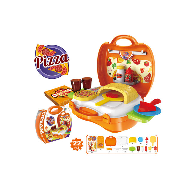 Игровой набор Пиццерия в чемодане 22 предмета BOWA (8313) - фото 1 - id-p129052610