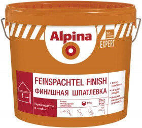 Alpina EXPERT Feinspachtel Finish. 25 кг. РБ., фото 2