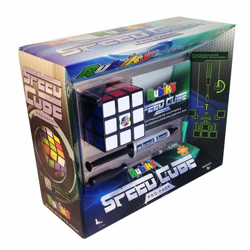 Скоростной Кубик Рубика 3х3 без наклеек (SpeedCubing KIT) - фото 3 - id-p2260812