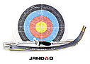 Лук рекурсивный Jandao "Олимпик" 68" (серебристая рукоятка) 38#, фото 4