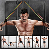 Комплект фитнесс – ремней (тросов), с регулировкой нагрузки для всех групп мышц, набор 11 предметов (эспандер), фото 2