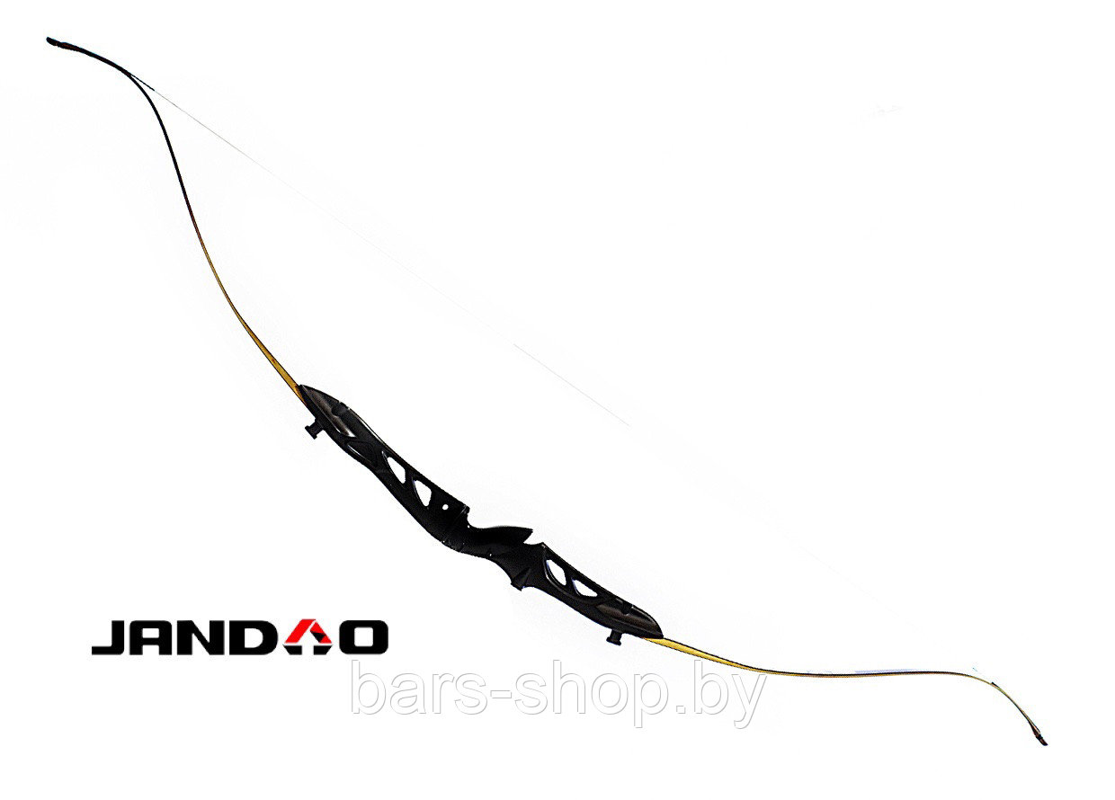 Рекурсивный лук для спорта Jandao "Олимпик" 68" (черная рукоятка) 22# - фото 1 - id-p129074744