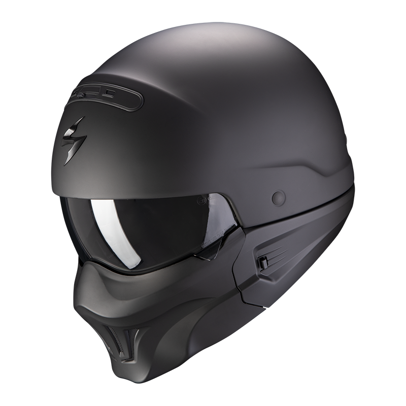 Шлем Scorpion EXO-COMBAT EVO SOLID матовый черный , XS