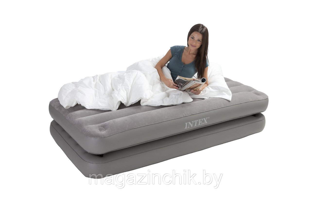 Односпальная надувная кровать-матрас 67743 2 в 1, 99*191*46 см AIRBED 2-в-1 (Tween )