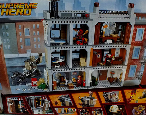 Конструктор Super Heros Решающий бой в Санктум Санкторум 1225 дет.