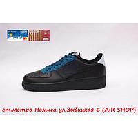 Nike Air Force 1  LV 8 4  black / blue, фото 1