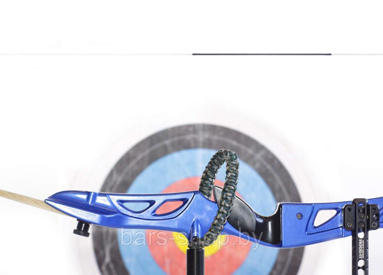 Рекурсивный лук для спорта Jandao "Олимпик" 68" (голубая рукоятка) 26# - фото 3 - id-p129202639