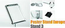 Мобильные стойки Poster stend Europe А3 / А4 Stand 3