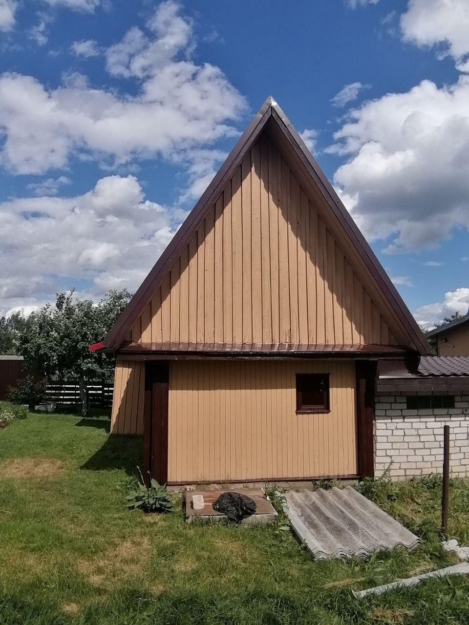Покраска фасада деревянного дома - фото 4 - id-p129258444