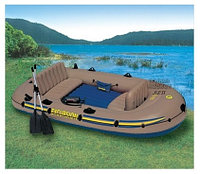 Лодка Intex Excursion 4 (до 400 кг) 68324 315х165х43см + весла и насос
