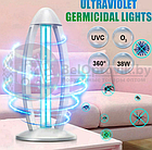 Лампа ультрафиолетовая дезинфицирующая бактерицидная настольная Germicidal Lamp 38 Ватт, фото 5