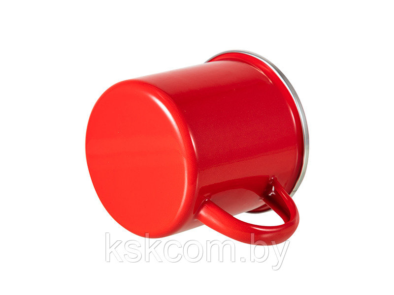 Кружка металл красная 330 мл (ретро) для сублимации - фото 3 - id-p129274950