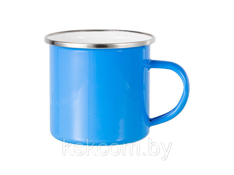 Кружка металл голубая 330 мл (ретро) для сублимации - фото 1 - id-p129275069