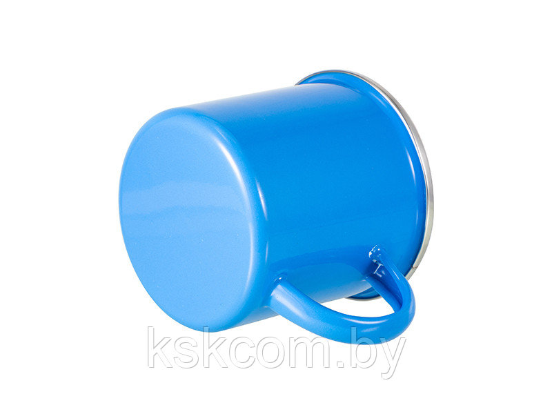 Кружка металл голубая 330 мл (ретро) для сублимации - фото 3 - id-p129275069