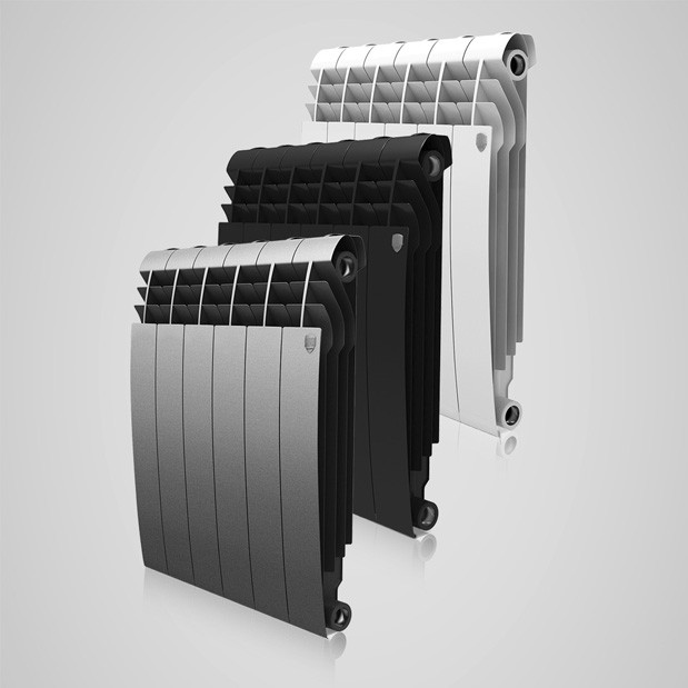 Радиатор биметаллический Royal Thermo BiLiner 500 Silver Satin, серебристый - фото 2 - id-p15130444