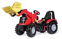 Детский педальный трактор Rolly Toys X-Trac Premium с ручным тормозом 651016