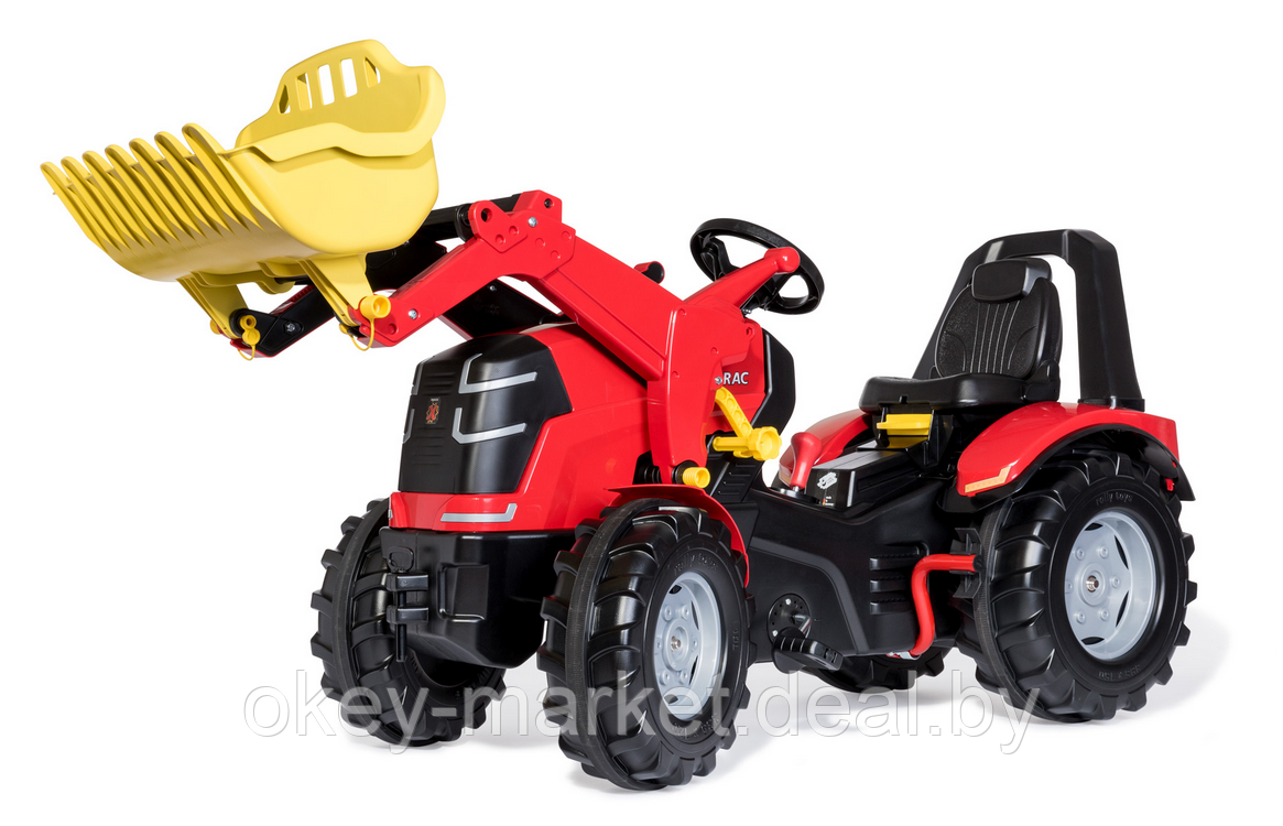 Детский педальный трактор Rolly Toys X-Trac Premium с ручным тормозом 651016 - фото 1 - id-p129306129