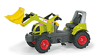 Детский педальный трактор Rolly Toys rollyFarmtrac Claas Arion с надувными колесами