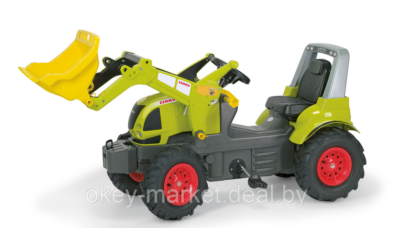 Детский педальный трактор Rolly Toys rollyFarmtrac Claas Arion с надувными колесами - фото 1 - id-p129307351