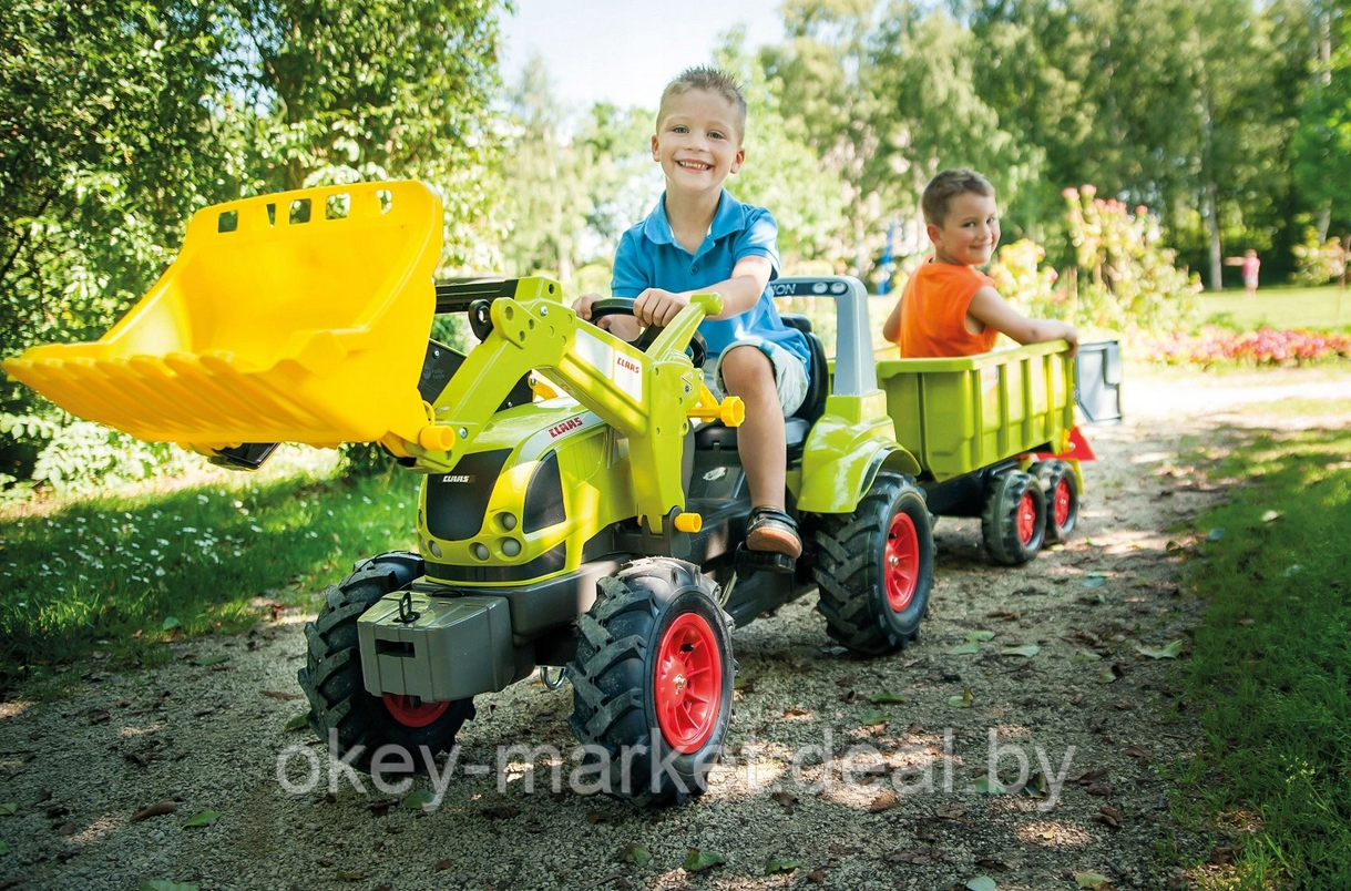 Детский педальный трактор Rolly Toys rollyFarmtrac Claas Arion с надувными колесами - фото 4 - id-p129307351