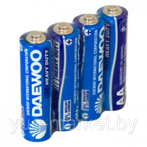 Батарейка солевая R6 (уп. 4 шт) Daewoo
