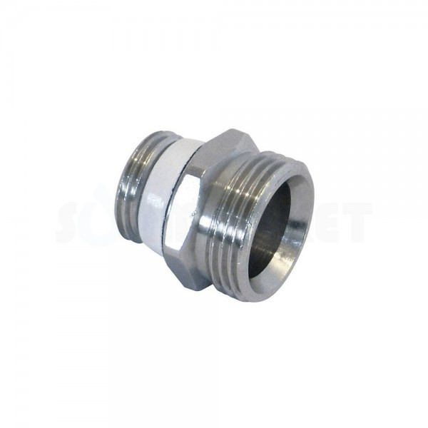 Ниппель редукционный латунь Дн 15 х 20 (1/2" х 3/4") TECE