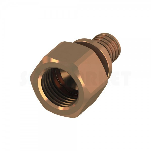 Муфта для PE-X переходная с внутренней резьбой бронза Дн 40 х Rp 1 1/2" TECEflex
