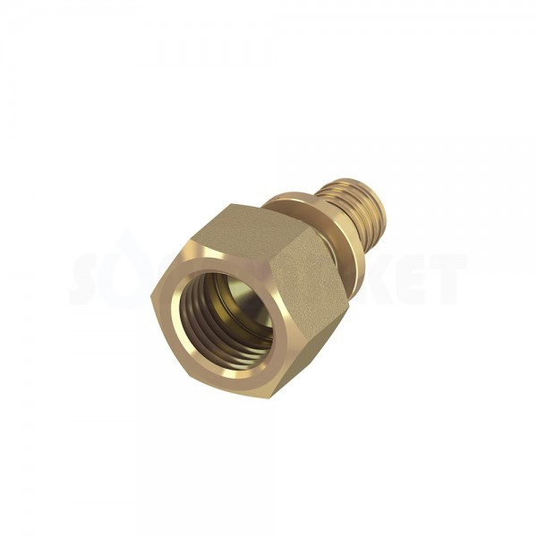 Муфта для PE-X переходная с внутренней резьбой латунь Дн 20 х Rp 1/2" TECEflex