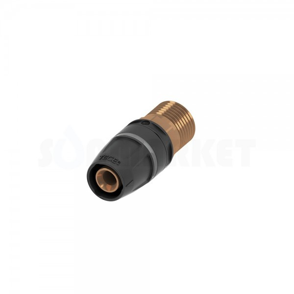 Муфта для Push-fit переходная с наружной резьбой бронза Дн 16 х R 3/4" TECElogo
